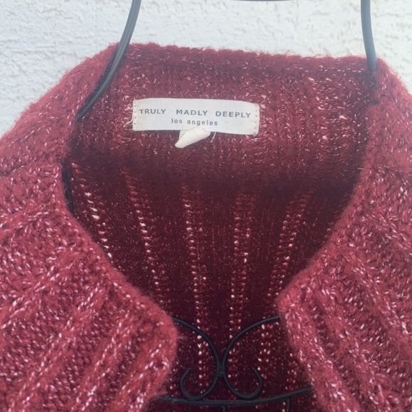 Truly Madly Deeply Los Angeles Open Front Sweater Cardigan - Picture 4 of 9